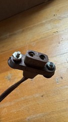 Vintage Tube Radio 2-Pin Power Cord Brown Original 125V
