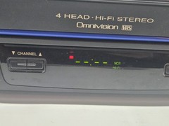 Panasonic VCR Plus PV-V4611 Blue Line 4 Head Hi-Fi Stereo Omnivision No Remote