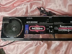 VERY RARE Vintage AIWA CS-W660 Stereo Dual Cassette Recorder Boombox Tested READ