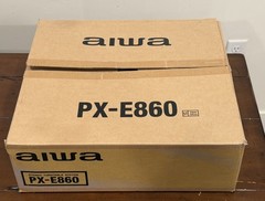 Aiwa PX-E860 Turntable SemiAuto BeltDrive Manual Operation Vintage New Old Stock