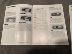 TEAC A-3440 3300SX Etc. Vintage Reel to Reel player Brochure