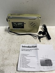 – New Bell Howell FM/MW/SW 9 Band World Receiver Portable Radio