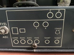 1950S Rauland Twin 6V6 tube amplifier