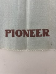 Pioneer Electronics Cleaning Cloth 1970’s Stereo Equipment