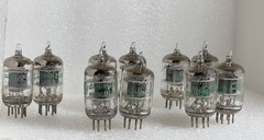 2 tubes Sylvania 5654 EF95 6AK5W 6J1P LITTLE DOT FX AUDIO matched pair