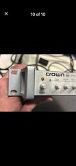 Crown FM Two Tuner Stereo Silver With Rack Handles. Fully Serviced!