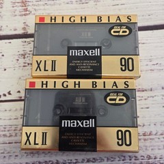 Vintage Cassette Tape Lot Maxwell XLII 90 High Bias + TDK D90 Sealed (3pack)