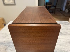 Crown By Jeln – Vintage Oiled Walnut Cabinet 6U Rack Mount VTG HiFi Wood Veneer