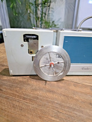 Very Rare! 1969 Crown TRP-126 Folding AM Radio & Phonograph w/cover Not working
