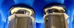 TWO Amperex 7591A Tubes / Amplitrex Tested Above 90% / Within 3% Gm Matched