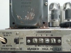 Vintage Dynaco Dynakit Mark III Monoblock Tube Amplifier with Spare Set of Tubes