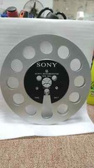 1 Pair 7” SONY Tape Reel Silver Aluminum for Reel to Reel Empty Take up Reel