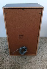 Vintage Panasonic SB-D160 Bookshelf Speaker System Set Works Wires Cut See Photo