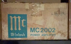 McIntosh MC2002 Stereo Power Amplifier With Manual/ Original Box