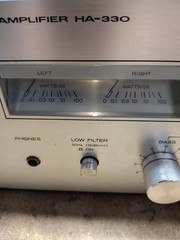Hitachi HA-330 Stereo Amplifier – Vintage – Modified Power Cord – USED