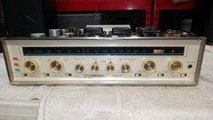 Sherwood S-8000 IV Stereo Tube Amplifier FM Tuner Works Sounds Nice