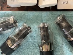 Lot of 4 Unstenciled China ST 6L6 Tubes – Quad