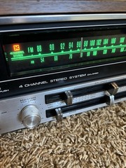 Vintage Sanyo DXL5490 4 Channel Stereo System AM/FM 8 Track Receiver TESTED