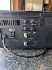 Sanyo Beta Hifi Model VCR7500 Video Cassette Recorder Betamax Vintage Untested