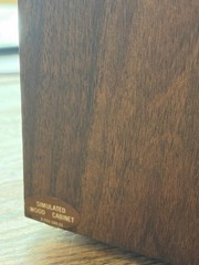 VTG 60s Sony ICF-9650W Fidelity Sound AM/FM Tabletop Stereo Radio Wooden Case