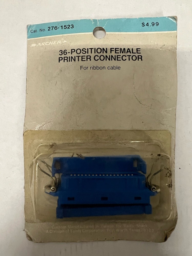 Radio Shack 36 Position Female Printer Connector 276-1523 🔥NEW NOS💥