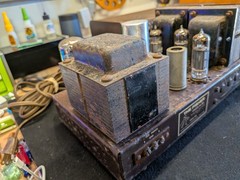 The Fisher SA-100 Stereo Tube Power Amplifier