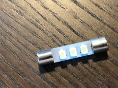 10 New Cool White 8V Fuse Lamp LED Light Bulbs fr Marantz Sansui Pioneer Kenwood