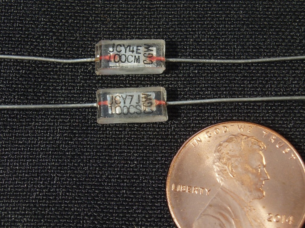 Qty 2: YOU SELECT Corning Glass Capacitors (See List: U-Pick) Audio Tube CGW NOS