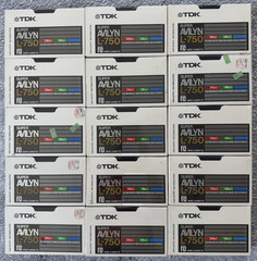 Lot Of 15 – TDK Super Avilyn L-750 BETA Video Cassettes NOS NEW SEALED TAPES