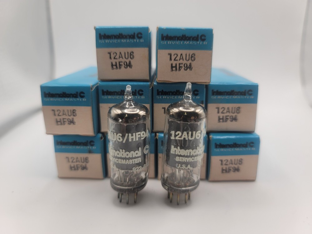10x International Service Master 12AU6/HF94 TUBE NIB