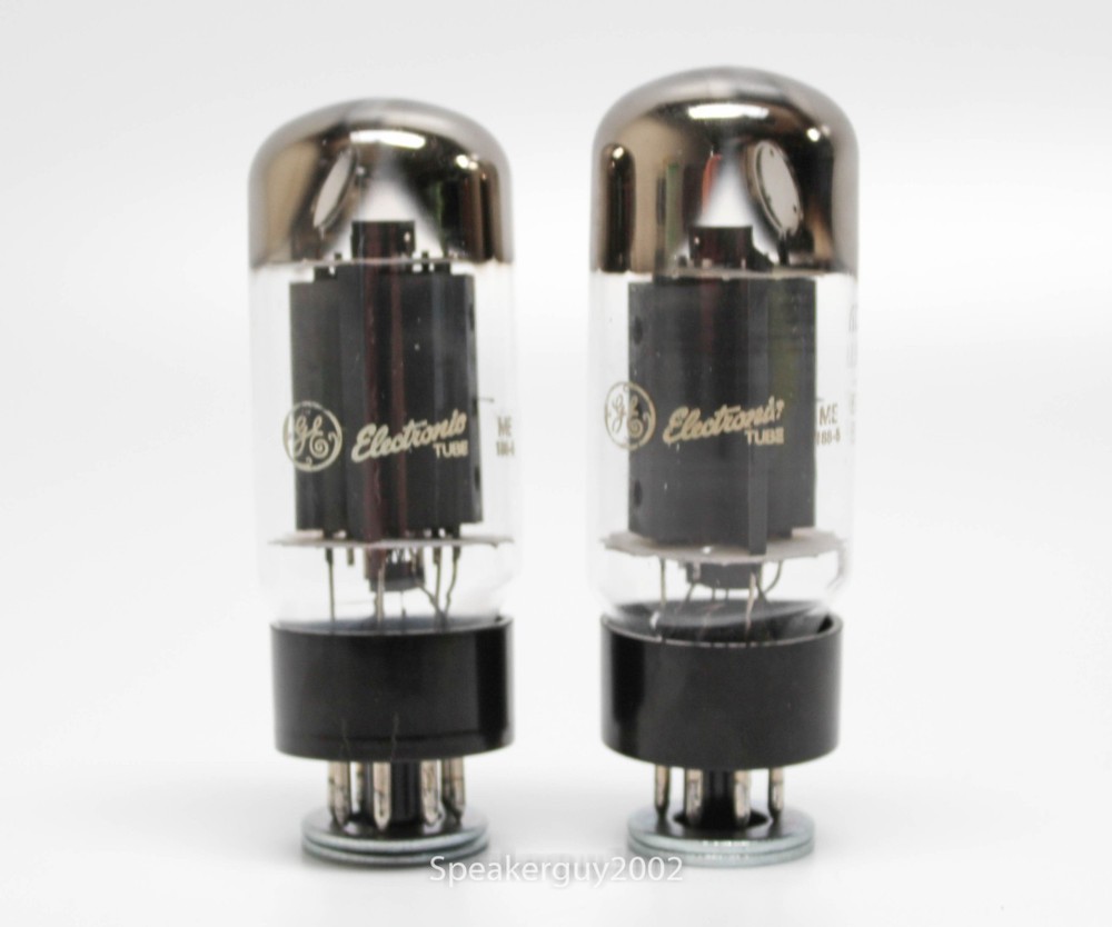 2X — General Electric – GE Fat Bottle 6CA7 EL34 Vacuum Tubes — KT4