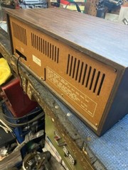 8 TRACK PLAYER MINI CUSTOM MADE PLAY BOTH 4/8 TRACK TAPE SERVICED VIDEO