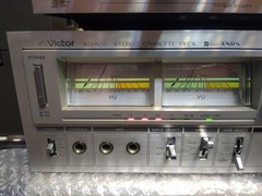 Victor KD-A55 Vintage Cassette Deck Metal Case ANRS Sound Clarity Used