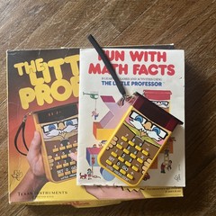 Vintage Texas Instruments Little Professor 1976 Box/Book Works Clean Battery Too