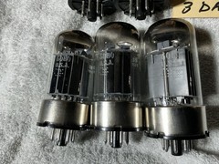 5 GE 6080 Vacuum Tubes 3 NOS Matching Codes Black Plate Power Amplifier Plus 2