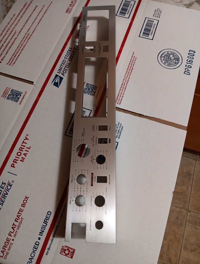 For Akai GX-77 Lower Control Faceplate Panel Used