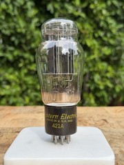 Western Electric 421A Tube DD Getter TV7 Tested Near NOS Level 6652