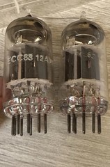 ECC83 E83CC MATCHED PAIR Tunsgram Musical Audio Tubes