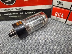 5AR4 GZ34 Vacuum Tube RCA NOS mullard great britain 4 notch