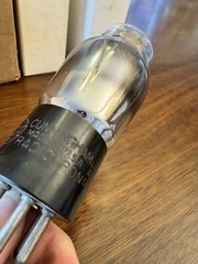 1- TYPE 33 NOS ST BOTTLE GLOBE Power AUDIO TUBE RCA Sylvania USA BRAND