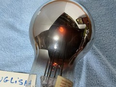European TENNIS BALL Tube TUNGAR BULB Rectifier 4 Pin Vacuum Tube Working RARE