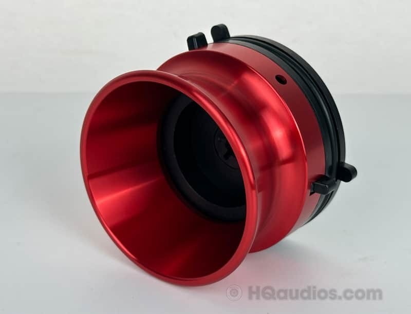 Aluminum NAB Hub Adapter Red Single Unit for Reel-to-Reel Deck –1-Year Warranty
