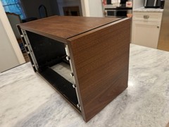 Crown By Jeln – Vintage Oiled Walnut Cabinet 6U Rack Mount VTG HiFi Wood Veneer