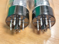 Matched Pair of Sylvania 7027A NOS NIB Vacuum Tubes