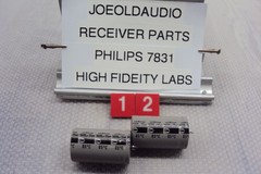 Philips 7831 Receiver Filter Capacitors 35VWV 5600UF. Tested Parting Entire 7831