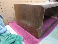 Vintage Stereo Radio Hi-Fi Wood Cabinet Mcintosh Fisher Scott 18-3/4″x6-5/8″X12″