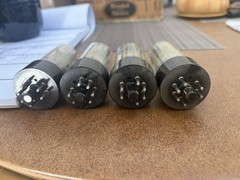 4 Vintage Westinghouse England 6L6GC Vacuum tubes. Quad Set. Tested!