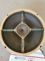 Vintage Cletron C4-209 Cathedral 12″ Coaxial Speaker Woofer Full Range Tweteer
