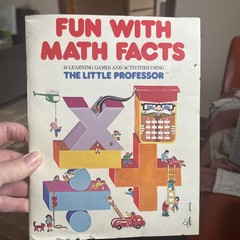 Vintage Texas Instruments Little Professor 1976 Box/Book Works Clean Battery Too