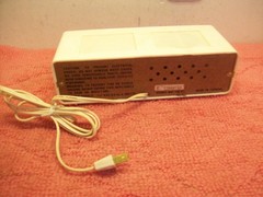 Rare! Vintage Emerson AM Desktop Radio Model TA-81, White, Taiwan, Free ship!